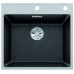 BLANCO SUBLINE 500-IF/A SteelFrame Silgranit PuraDur Évier, noir 526000