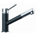 BLANCO KANO-S Silgranit-Look Mitigeur d'évier, noir / chrome 526174