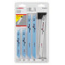 BOSCH-Set 5 lames de scie sabre pour métal 2607010906