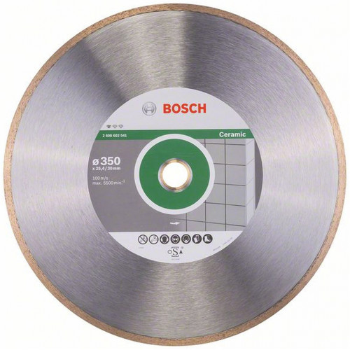 BOSCH Disque a tronçonner diamanté Standard for Ceramic 350 x 30+25,40 x 2 x 7 mm 26086025