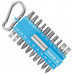 BOSCH Assortiment d'embouts de vissage avec mousqueton (bleu clair), 21 pieces 2607002822