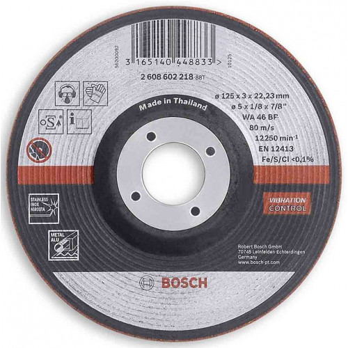 BOSCH Meule a ébarber semi-flexible WA 46 BF 125 mm 3 mm 2608602218