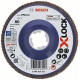 BOSCH Plateaux a lamelles X-LOCK, 125 mm, G 80, X571, Best for Metal 2608619211