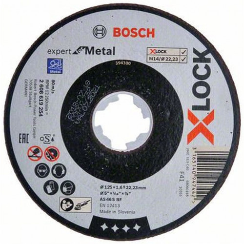 BOSCH Disque a tronçonner X-LOCK Expert for Inox and Metal 2608619264