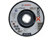 BOSCH Disque abrasif Expert for Metal X-LOCK 125 × 6 × 22,23mm 2608619259