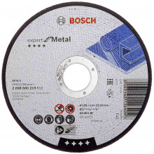 BOSCH Disque a tronçonner a moyeu plat Expert for Metal, 125x22,23x1,6 mm 2608600219