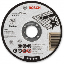 BOSCH Disque a tronçonner a moyeu plat Expert for Inox - Rapido 115x22x1,0mm 2608600545