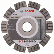 BOSCH Best for Concrete Disque a tronçonner diamanté 125 x 22,23 x 2,2 x 12 mm, 2608602652