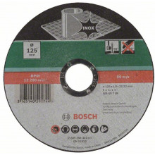 BOSCHZ Disque a tronçonner droit pour l'inox, 125 x 1,0 mm 2609256322