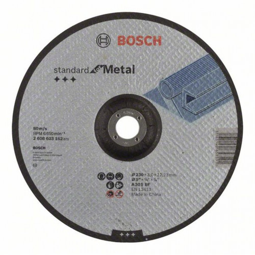 BOSCH Disque a tronçonner Standard for Metal 2608603162