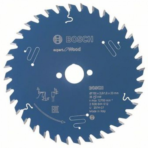 BOSCH Lame de scie circulaire Expert for Wood 150 x 20 x 2,6 mm, 36 2608644012
