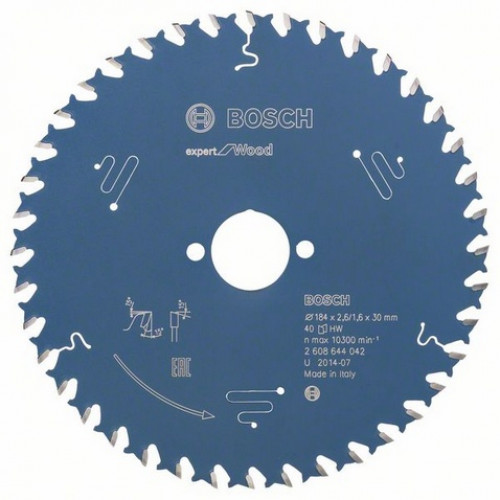 BOSCH Lame de scie circulaire Expert for Wood 184 x 30 x 2,6 mm, 40 2608644042 BOSCH Lame de scie circulaire Expert for Wood 184 x 30 x 2,6 mm, 40 2608644042