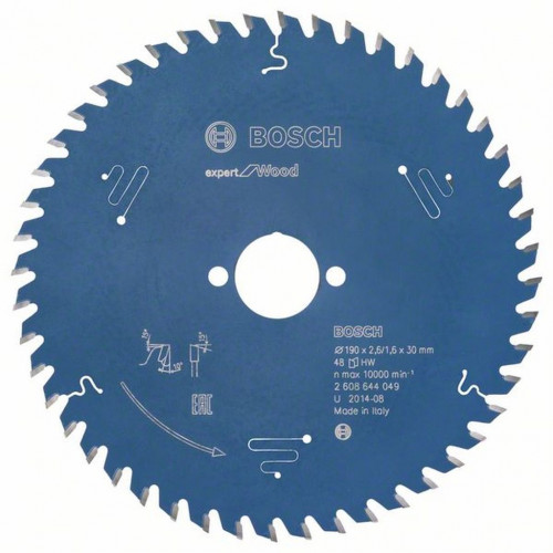 BOSCH Lame de scie circulaire Expert for Wood 190 x 30 x 2,6 mm, 48 2608644049
