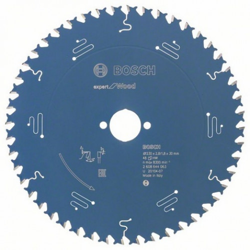 BOSCH Lame de scie circulaire Expert for Wood 230 x 30 x 2,8 mm, 48 2608644063