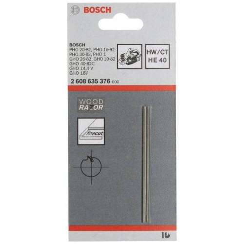 BOSCH Fer réversible au carbure pour rabot Wood Razor 2608635376