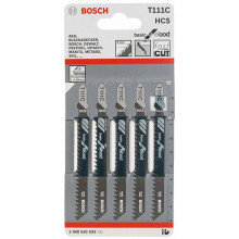 BOSCH Lame de scie sauteuse T 111 C, Basic for Wood 2608630033