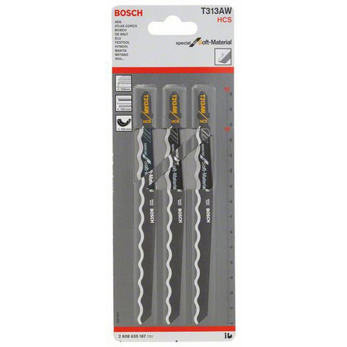 BOSCH T 313 AW Special pour Soft Material. 3 pc(s)2608635187