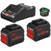 BOSCH 2 batteries ProCORE18V 12.0Ah + GAL 18V-160 C + GCY 1600A016GY