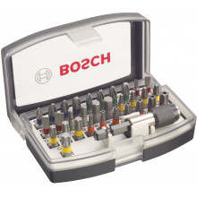 BOSCH Coffret d’embouts de vissage extra-durs, 32 pcs. 2607017319