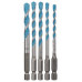 BOSCH HEX-9 Multi Set de 5 Foret polyvalent construction 4/5/ 6/5/ 8 mm 2608589530