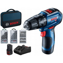 BOSCH GSB 12V-30 PROFESSIONAL Visseuse combinée sans fil, 12V 2x2,0Ah 06019G9101