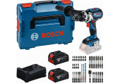 BOSCH GSB 18V-110 C PROFESSIONAL Kit d’outils, 2×5,0 Ah +GAL + coffret d’embouts 0615A50E0