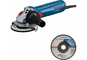 BOSCH GWS 12-125 PROFESSIONAL Meuleuse angulaire + Meule a ébarber 06013A6100