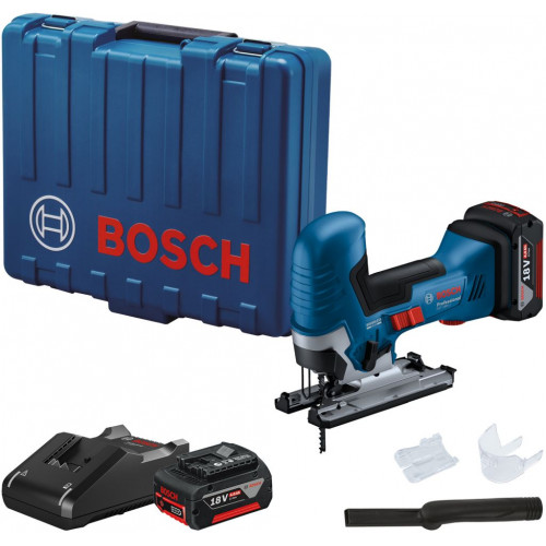 BOSCH GST 185-LI Scie sauteuse, 2× GBA 18V 4.0Ah, mallette – 06015B2022