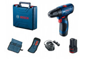 BOSCH GSR 120-LI PROFESSIONAL Perceuse-visseuse 2x12V 2,0 Ah+kit 23 embouts 06019G8002
