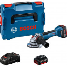 BOSCH GWS 18V-10 P meuleuse angulaire sans-fil, 2x 5,0Ah, L-BOXX 06019J4101