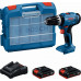 BOSCH GSB 18V-25 PROFESSIONAL Perceuses-visseuses a percussion,2x 2,0Ah,Coffret 06019K9304