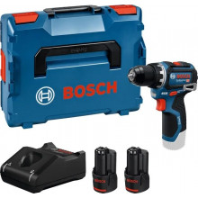 BOSCH GSR 12V-32 PROFESSIONAL Perceuse-visseuse sans fil, 2× 3,0 Ah, L-BOXX 06019N7007