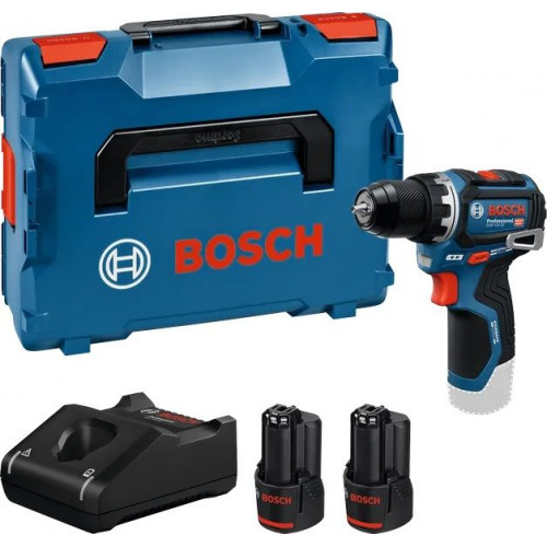 BOSCH GSR 12V-32 PROFESSIONAL Perceuse-visseuse sans fil, 2× 3,0 Ah, L-BOXX 06019N7007