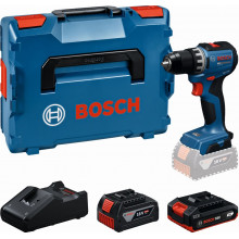 BOSCH GSR18V-52 PROFESSIONAL Perceuse-visseuse, 1 x 2,0Ah +1 x 4,0Ah, L-BOXX 06019S0024