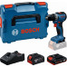 BOSCH GSR18V-52 PROFESSIONAL Perceuse-visseuse, 1 x 2,0Ah +1 x 4,0Ah, L-BOXX 06019S0024
