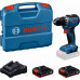 BOSCH GSR18V-52 PROFFESIONAL Perceuse-visseuse sans fil, 2x 2,0Ah, L-Case 06019S0025
