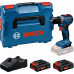 BOSCH GSR18V-52 PROFESSIONAL Perceuse-visseuse sans fil, 2× EXBA18V-40, L-BOXX 06019S002C