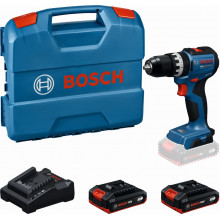 BOSCH GSB18V-52 PROFESSIONAL Perceuses-visseuses a perc, 2x 2,0Ah, L-Case 06019S0123