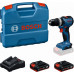 BOSCH GSB18V-52 PROFESSIONAL Perceuses-visseuses a perc, 2x 2,0Ah, L-Case 06019S0123