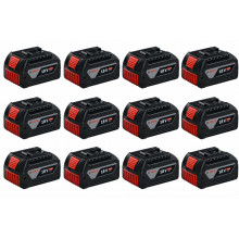 BOSCH GBA PROFESSIONAL 18 V Kit de 12 batteries 5,0 Ah 0602494003