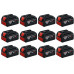 BOSCH GBA PROFESSIONAL 18 V Kit de 12 batteries 5,0 Ah 0602494003