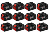 BOSCH GBA PROFESSIONAL 18 V Lot de 12 batteries 4,0 Ah 0602494004