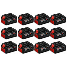 BOSCH GBA PROFESSIONAL 18 V Lot de 12 batteries 4,0 Ah 0602494004