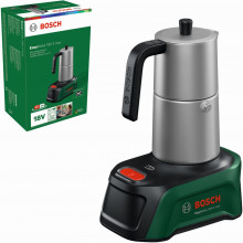 BOSCH EasyMoka 18V-2 Inox Pot a moka en acier inoxydable, sans batterie 06039E4100