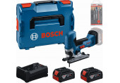 BOSCH Kit d’outils PROFESSIONAL GST 18V-125 S + 2×5.0Ah + jeu de 15 lames 0615A500E5