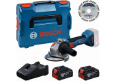 BOSCH GWS 18V-8 PROFESSIONAL Kit d’outils 2× GBA 4.0Ah + disque + L-BOXX 0615A500E7