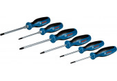 BOSCH Set de 6 tournevis Plat/PH/PZ/TX 1600A02CV3