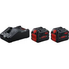 BOSCH Set de Base Set 2 x PROCORE18V 12.0AH + GAL 18V-160 PROFESSIONAL 1600A02T5W