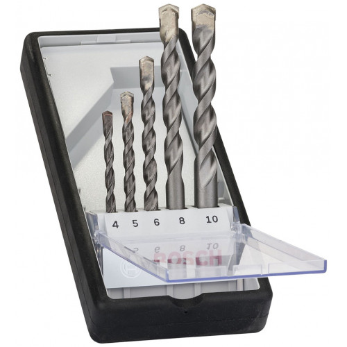 BOSCH Coffret de 5 forets a béton Robust Line CYL-3, 4 - 10 mm 2607010524