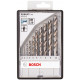 BOSCH Coffret de 10 forets a métaux Robust Line HSS-G, 135°, 1 - 10 mm 2607010535